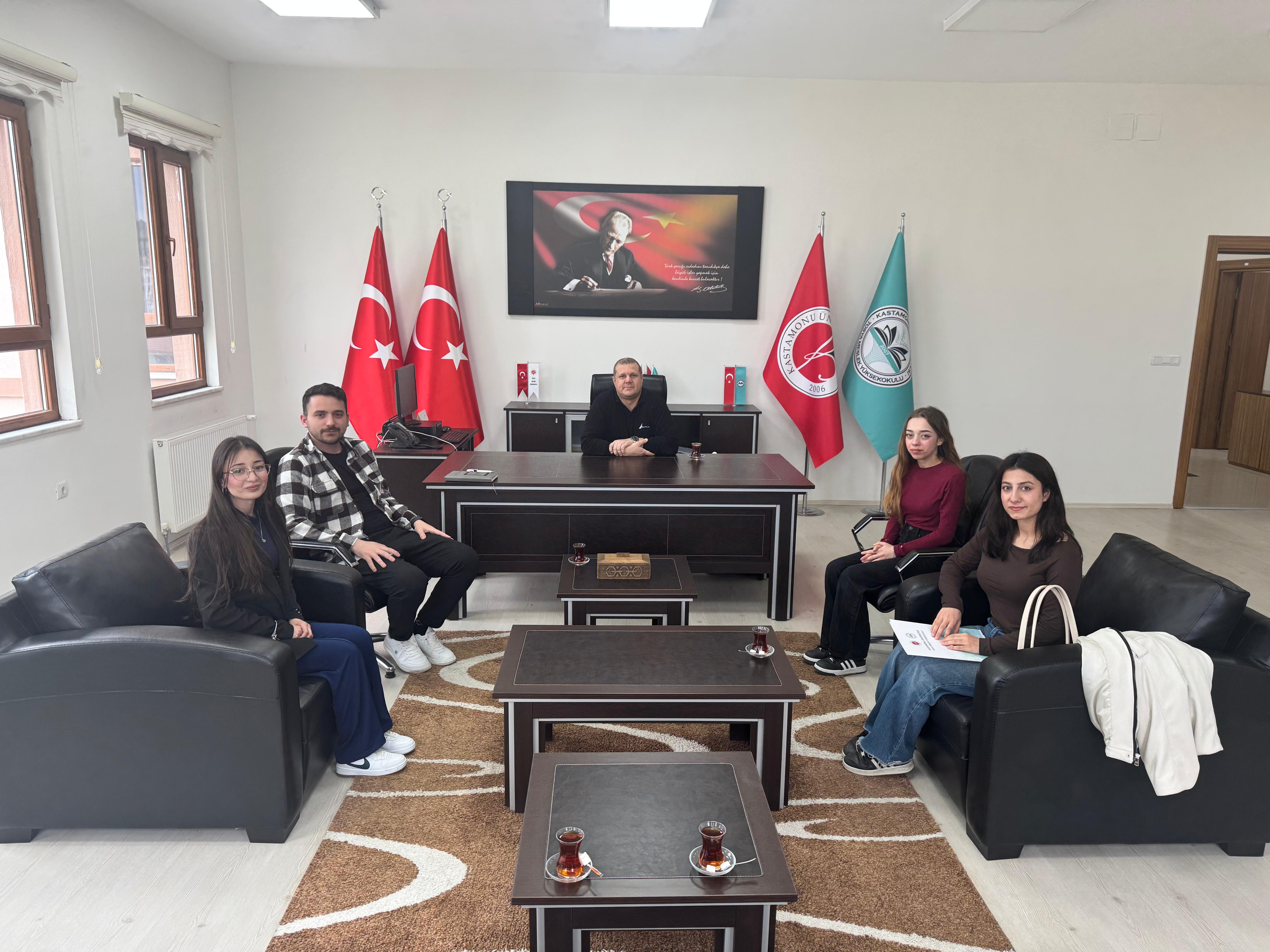 Çalıştaya Katkı Sunan Öğrencilere Teşekkür Belgesi Takdim Edildi