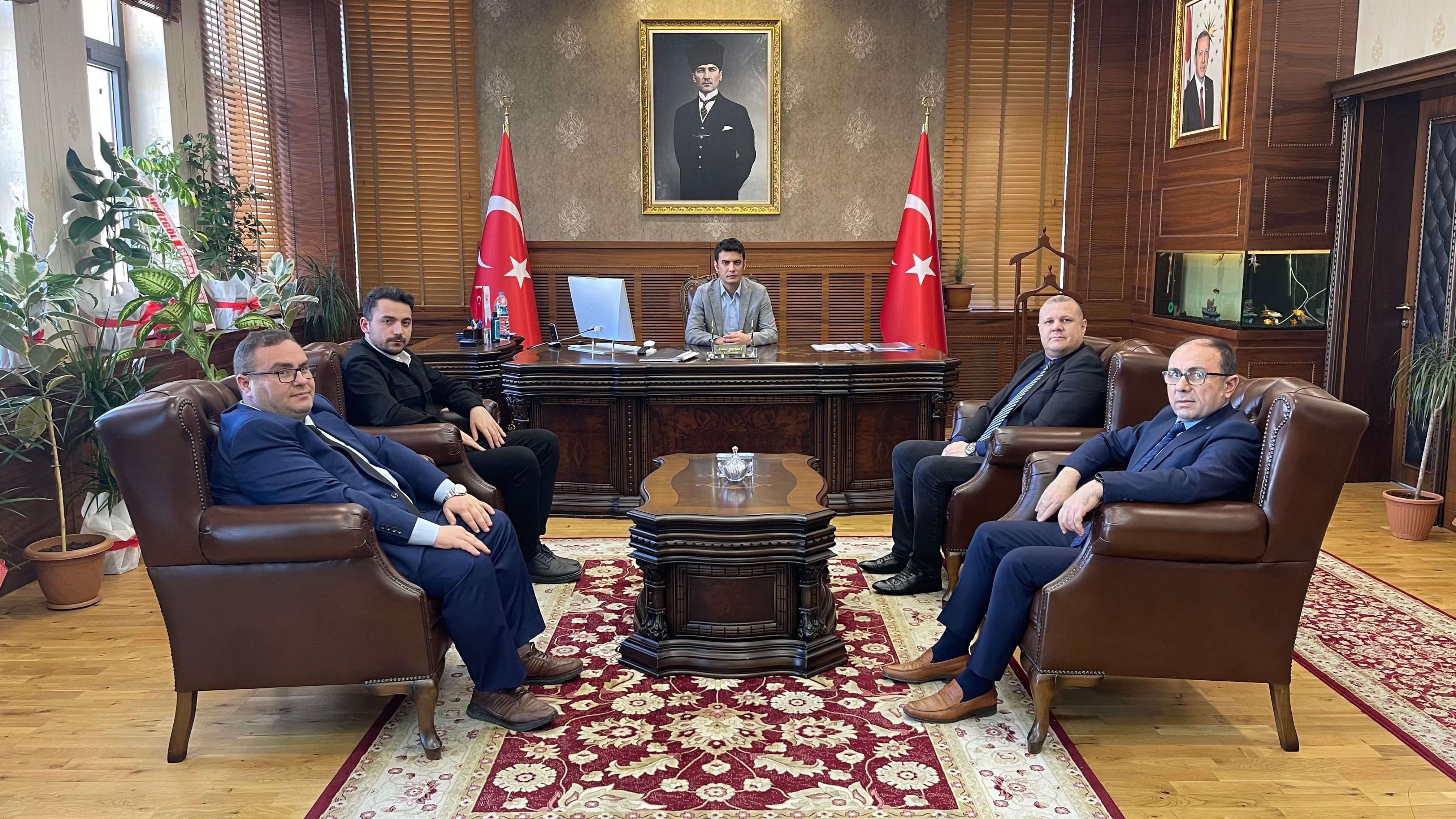Yüksekokulumuzdan Tosya Kaymakamı Sayın Timur Büyükçe’ye Ziyaret