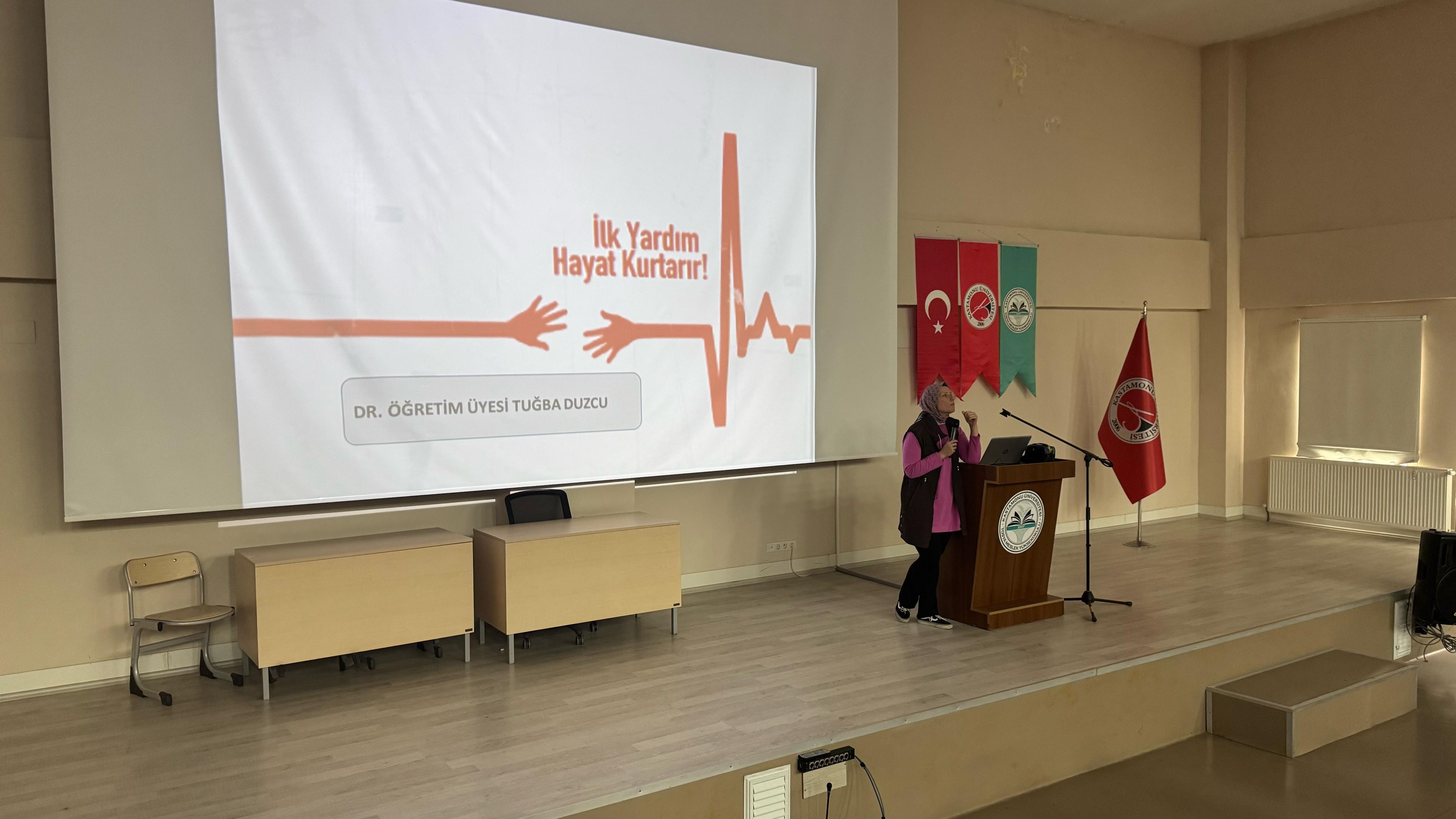 Tosya Meslek Yüksekokulu’nda “Hayat Kurtaran Eğitim”