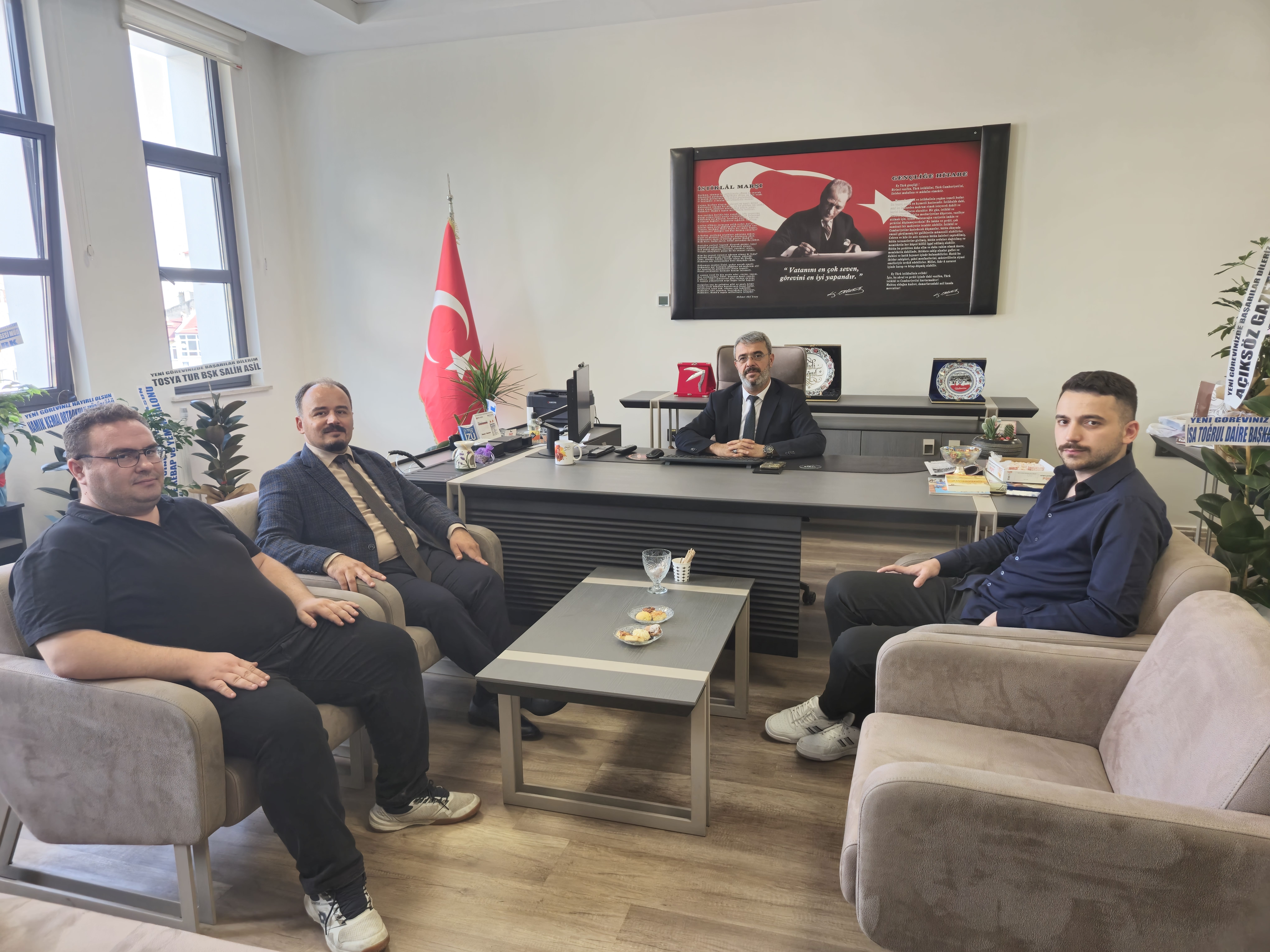 Yüksekokulumuzdan Tosya  İlçe Milli Eğitim Müdürlüğü'ne Ziyaret
