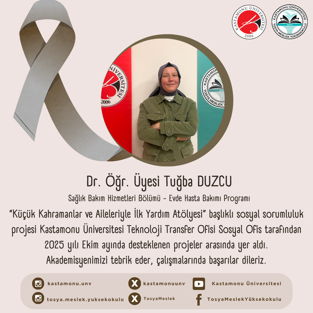 “Küçük Kahramanlar ve Aileleriyle İlk Yardım Atölyesi” başlıklı sosyal sorumluluk projemiz kabul edildi!