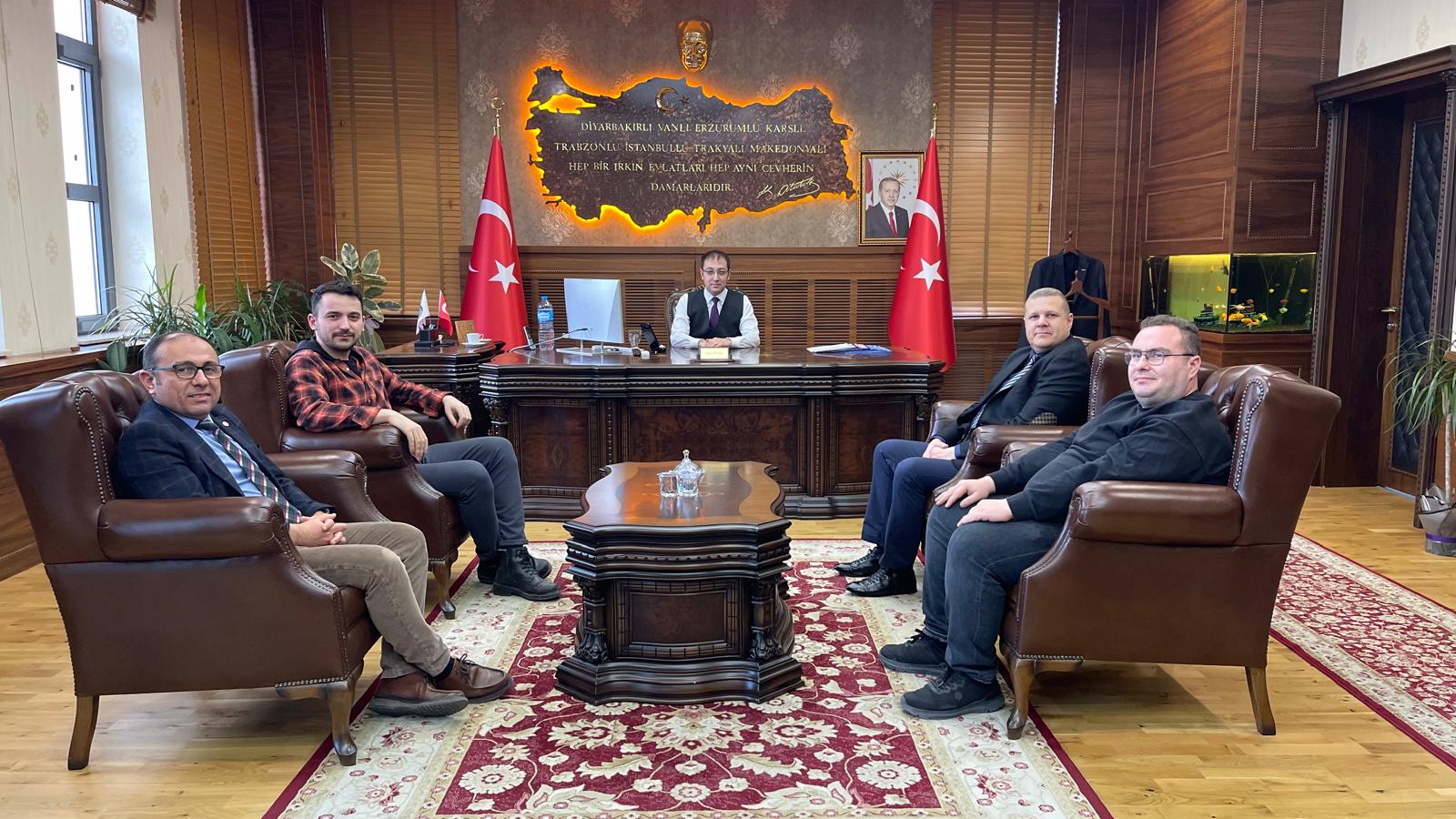 Meslek Yüksekokulumuzdan Tosya Kaymakamı Sayın Uğur Ünsal'a Ziyaret