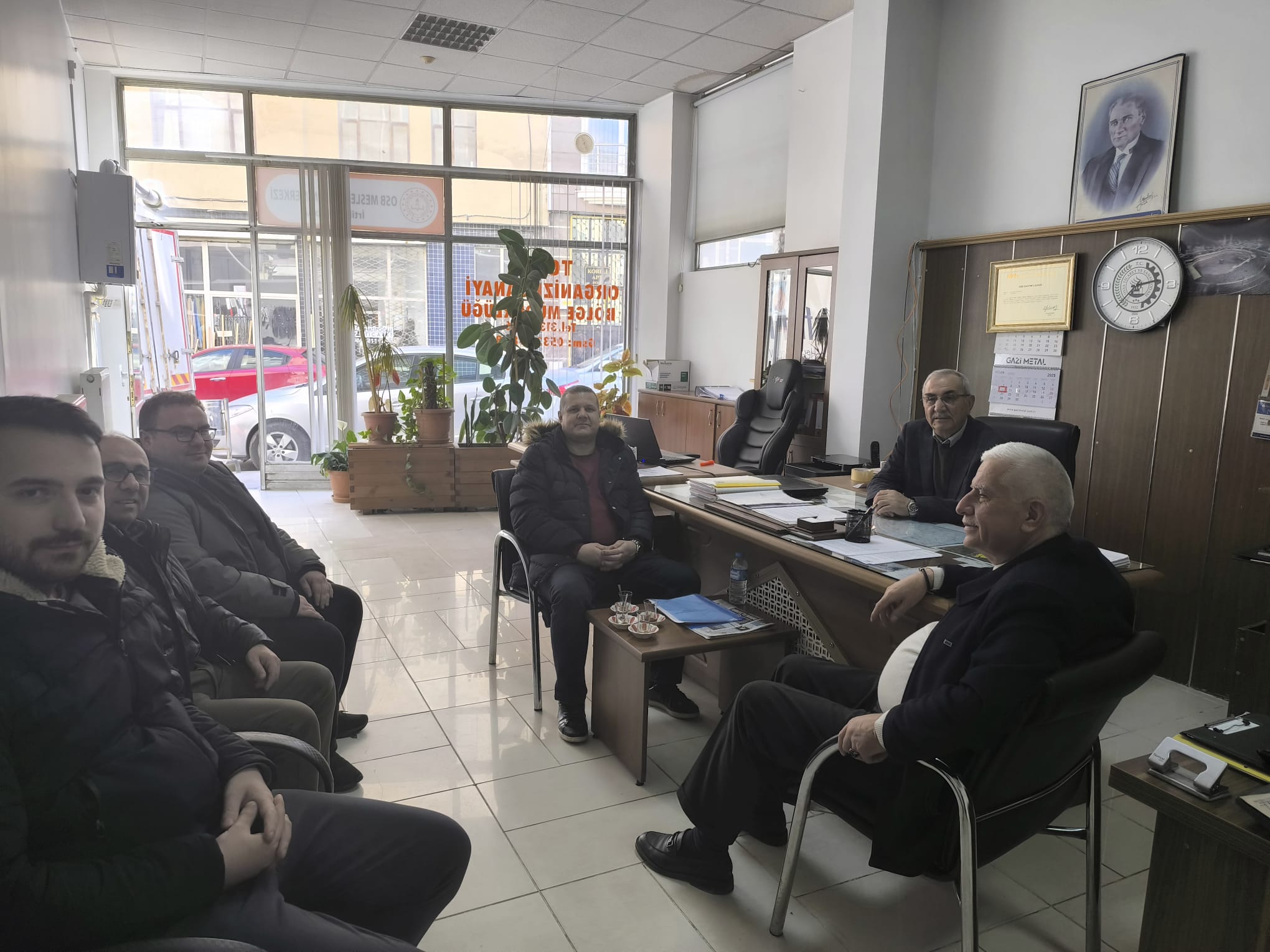 Meslek Yüksekokulumuzdan Tosya Organize Sanayi Bölge Müdürlüğüne Ziyaret.