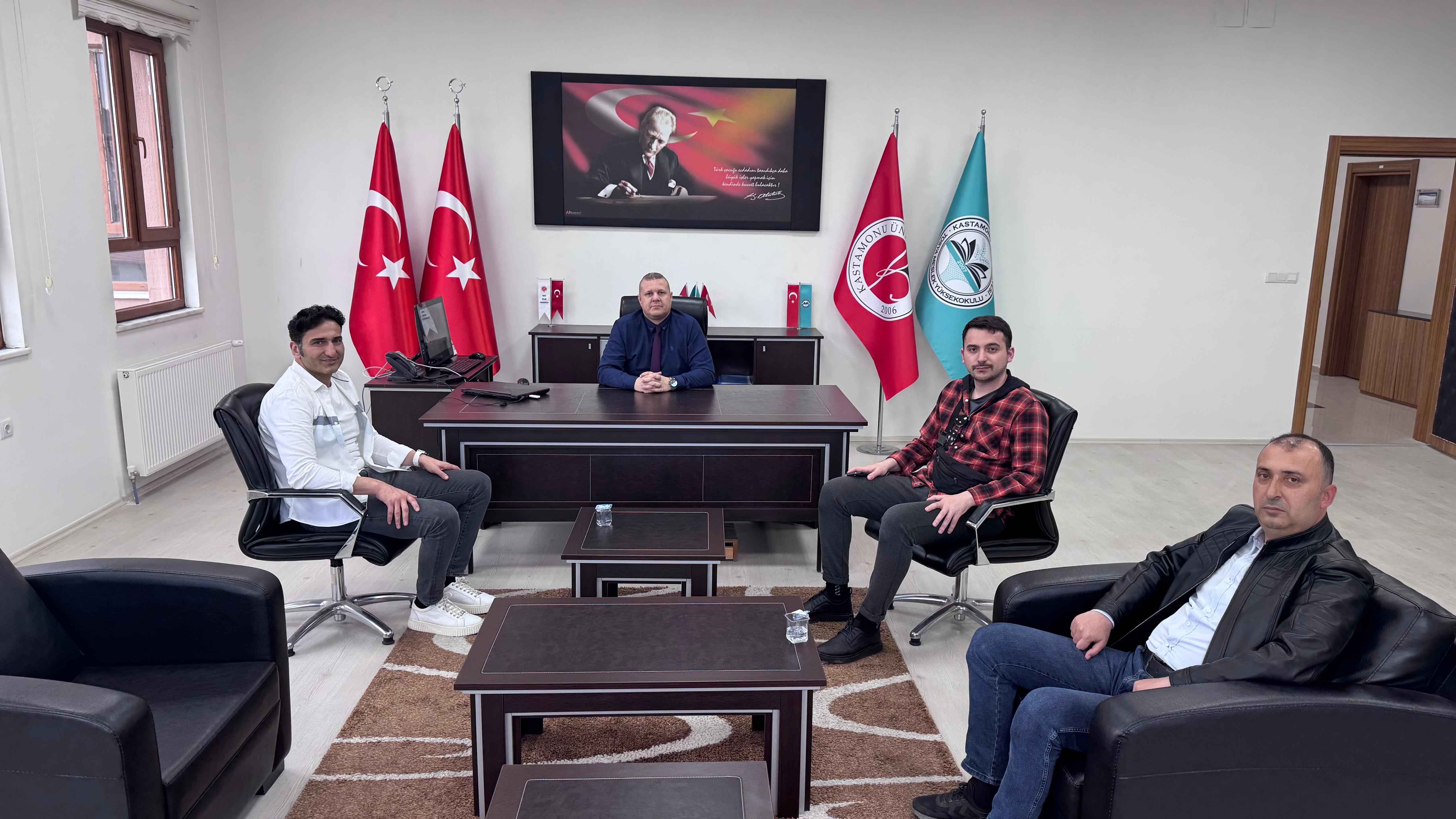 Tosya Gençlik ve Spor İlçe Müdürlüğünden Meslek Yüksekokulumuza Ziyaret.