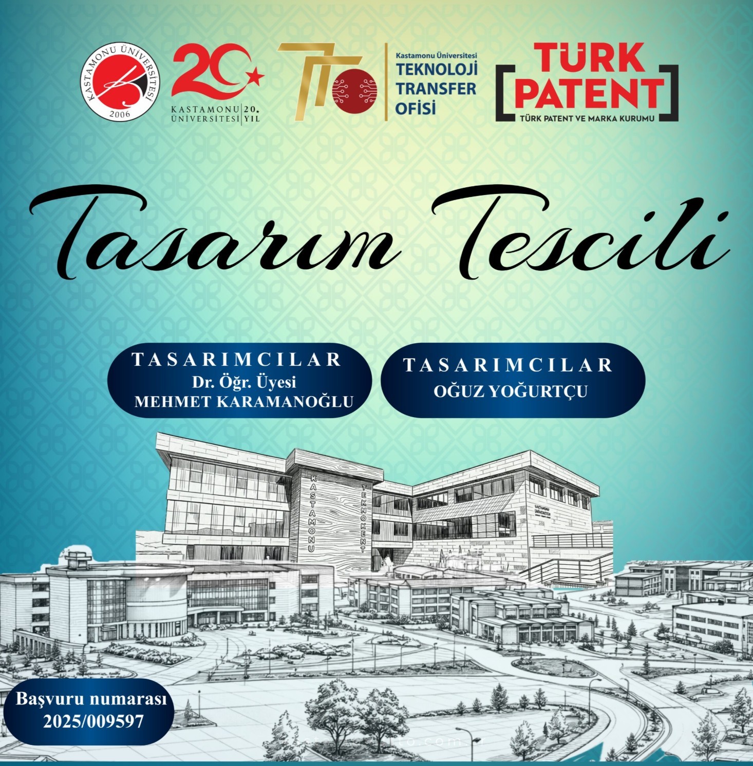 Meslek Yüksekokulumuz Öğretim Üyesinin Yer Aldığı İki Tasarım Tescillendi